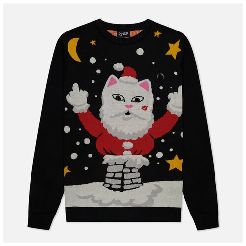 Мужской свитер Ripndip Deck The Halls Knit чёрный, Размер M