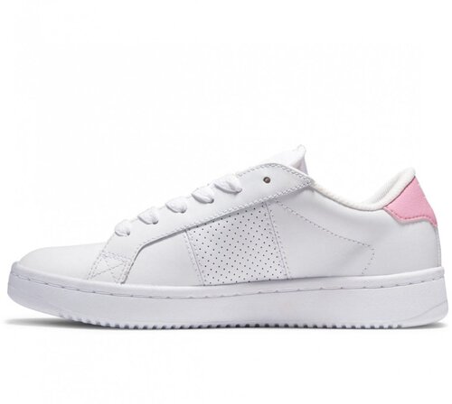 Кеды DC Shoes, полнота B, размер 8.5, белый, розовый