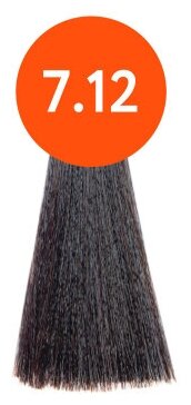 Краска для волос Ollin Professional N-JOY Крем-краска для седых волос 100мл, Цвет 7/12 русый пепельно-фиолетовый