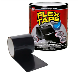 Сверхсильная Клейкая лента Flex Tape, ремонтная, черная