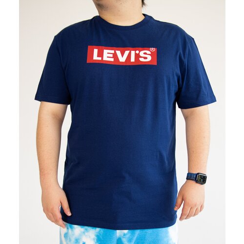 Футболка Levi's, размер XL, синий
