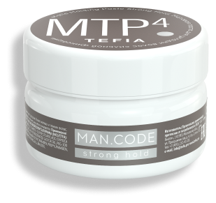 Tefia Матовая паста Man.Code Matte Molding Paste, сильная фиксация, 75 мл