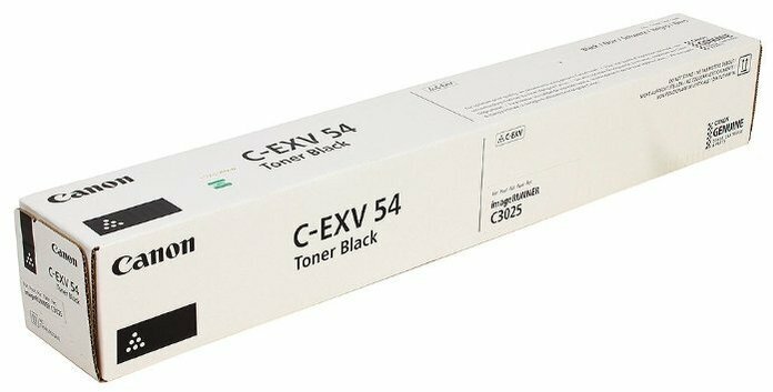 Картридж Canon C-EXV54 BK (1394C002), 15500 стр, черный