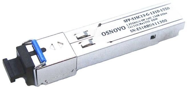 Трансивер OSNOVO SFP-S1SC13-G-1310-1550