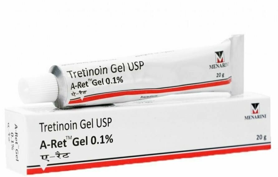 Гель Третиноин а-рет 0.1% менарини (Tretinoin Gel Ups A-ret Menarini), 20гр