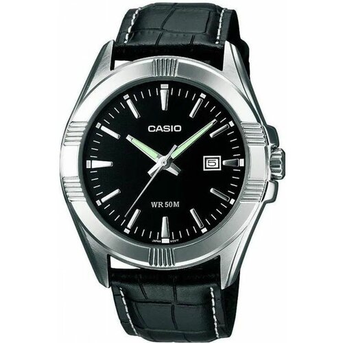 Наручные часы CASIO, серебряный, черный