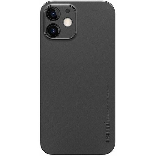 Накладка пластиковая Memumi Slim iPhone 12 mini черная 0.3mm