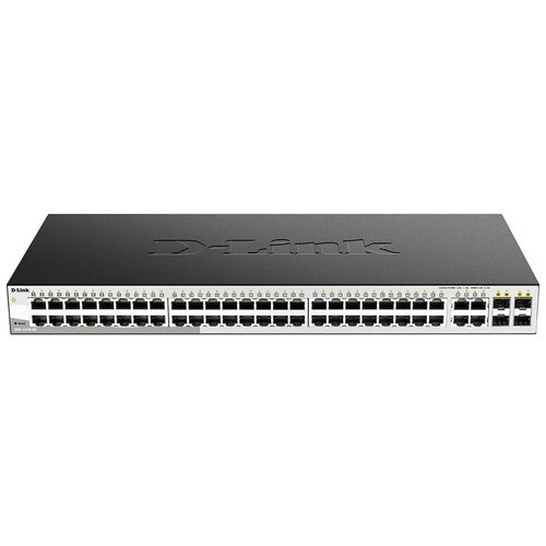 Коммутатор D-Link DGS-1210-52/F3A с 48 портами 10/100/1000Base-T d link коммутатор dgs 1210 10p f3a