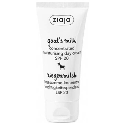 Ziaja Goats Milk Concentrated Moisturising Day Cream SPF 20 Концентрированный дневной крем для лица, шеи и декольте, 50 мл