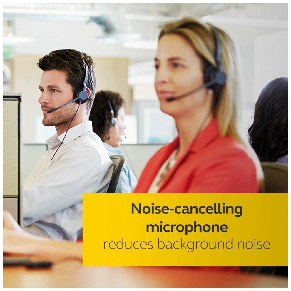 Наушники с микрофоном JABRA BIZ 2300 Duo, накладные, черный [2399-823-109] - фото №14