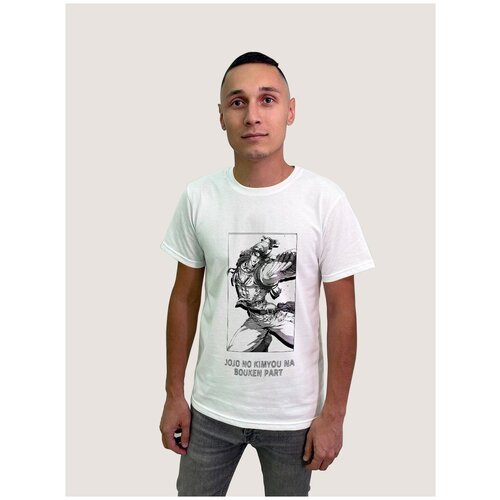 фото Футболка, размер 3xl, белый будь на стиле