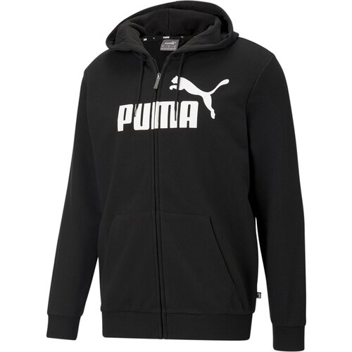 Толстовка PUMA, капюшон, размер L, черный