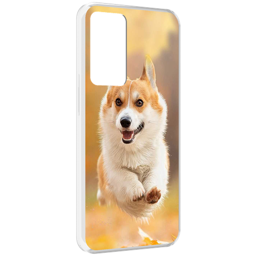 Чехол MyPads когри собака для OPPO Reno 8 Lite задняя-панель-накладка-бампер