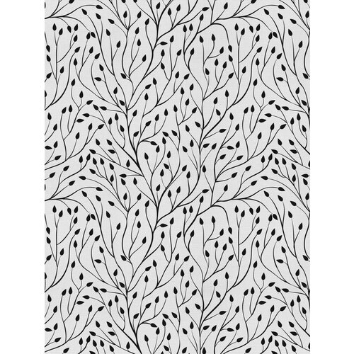 Отрезная ткань для мебели Ambesonne "По листочку на ветке" метражом для рукоделия и шитья, оксфорд, 155 см