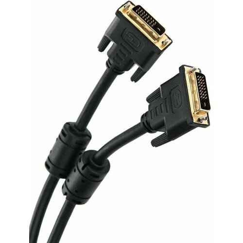 Кабель VCOM DVI Dual Link 1.8m (VDV6300-1.8M) кабель vcom dvi dvi vdv6300 5m 5 м черный