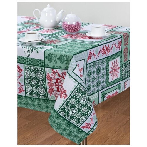 фото Скатерть из рогожки "арт артдизайн