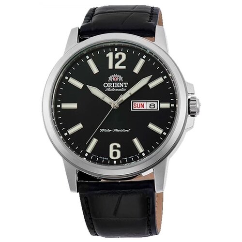 Наручные часы ORIENT Automatic, серебряный, черный мужские часы orient er2d006d