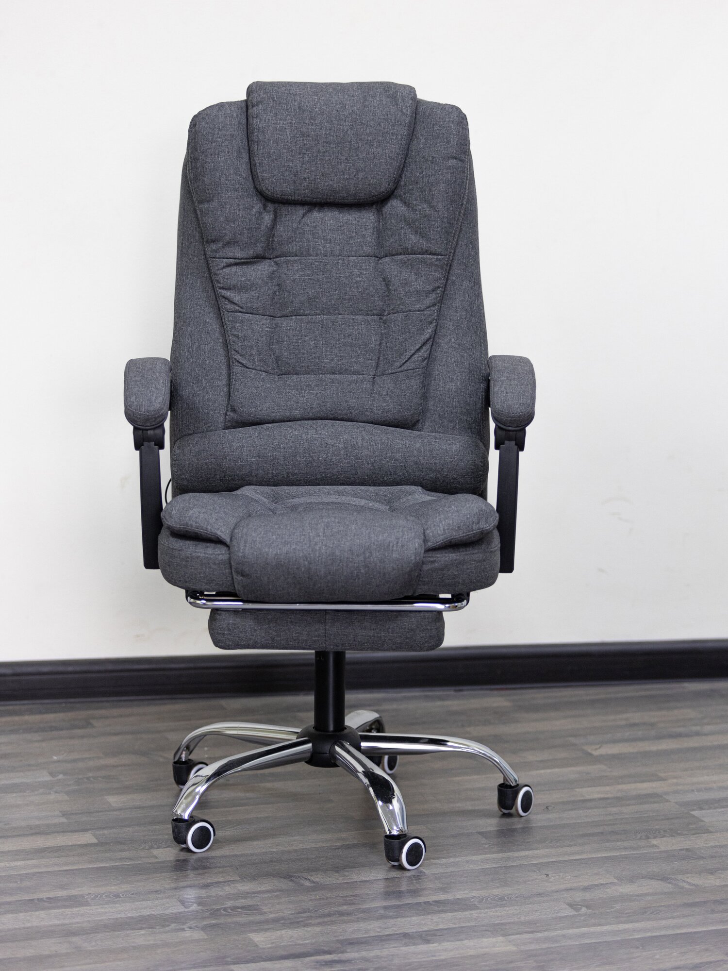 Компьютерное кресло с массажем, цвет: темно-серый - фотография № 10