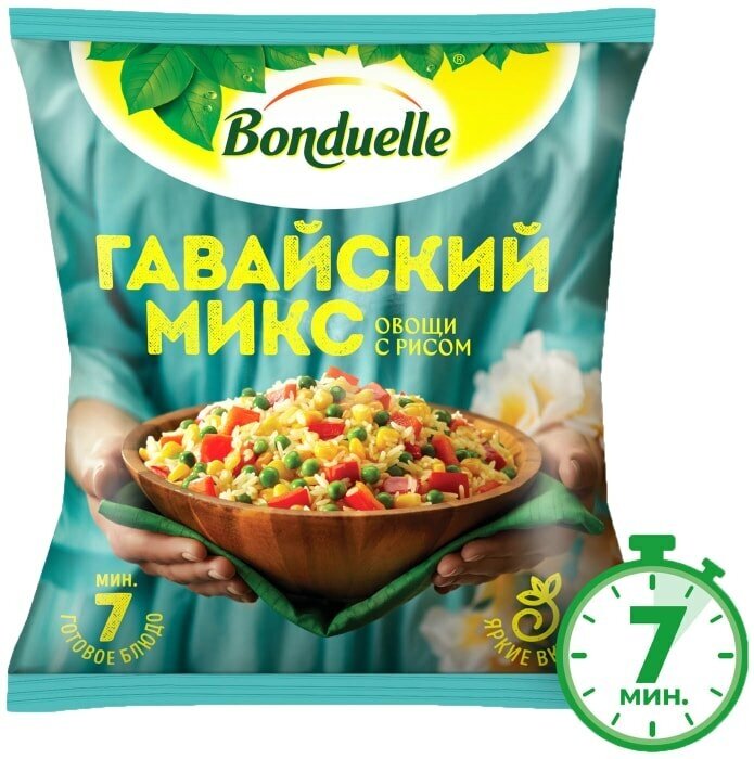 Смесь овощная Bonduelle Гавайский микс с рисом 400г