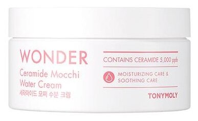 TONY MOLY Wonder Ceramide Mocchi Water Cream Увлажняющий крем с керамидами для лица, 300 мл