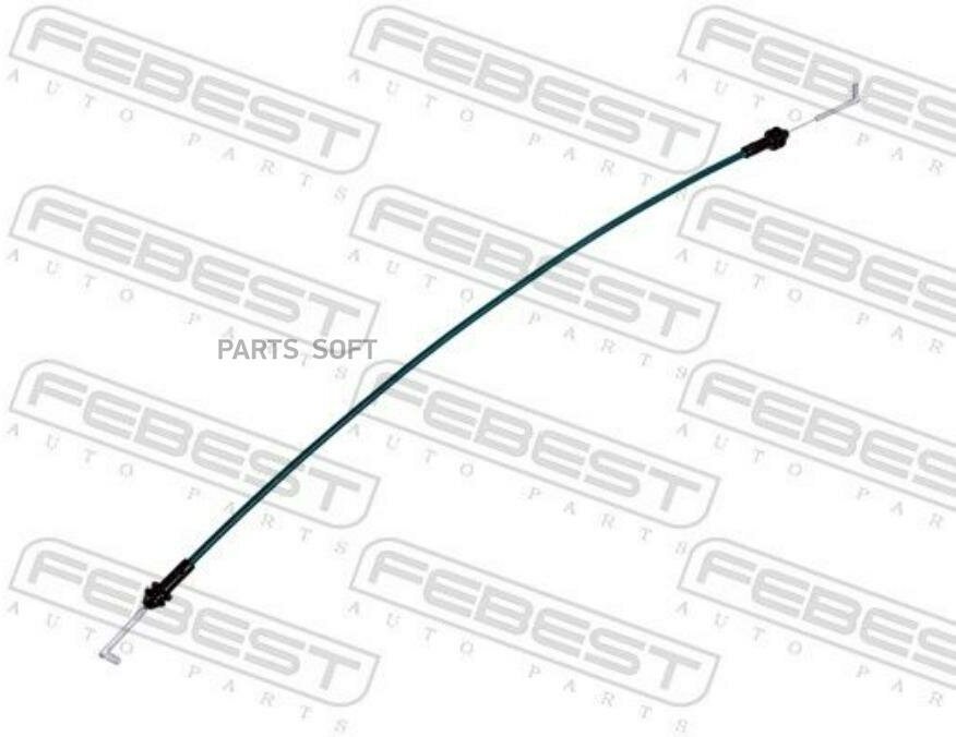 FEBEST 1299DCCER Трос внешней ручки замка двери