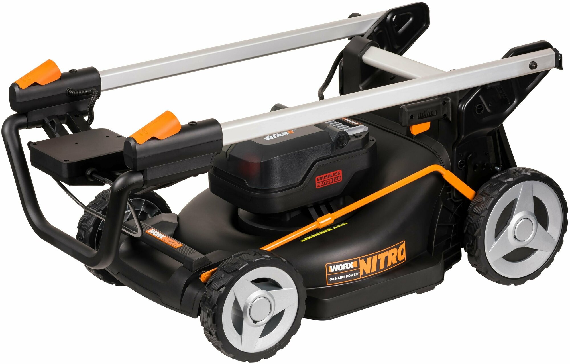 Газонокосилка аккумуляторная WORX 40V 46 см - фото №4