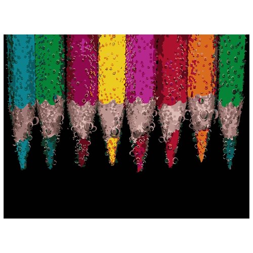 фото Фрея" pnb/c3 №05 набор для раскрашивания по номерам 40 х 30 см "цветные карандаши