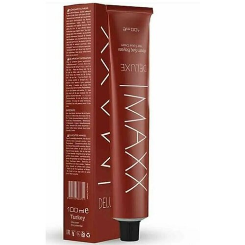 Краска для волос MAXX DELUXE 60мл, 7.43 интенсивно светло-медный