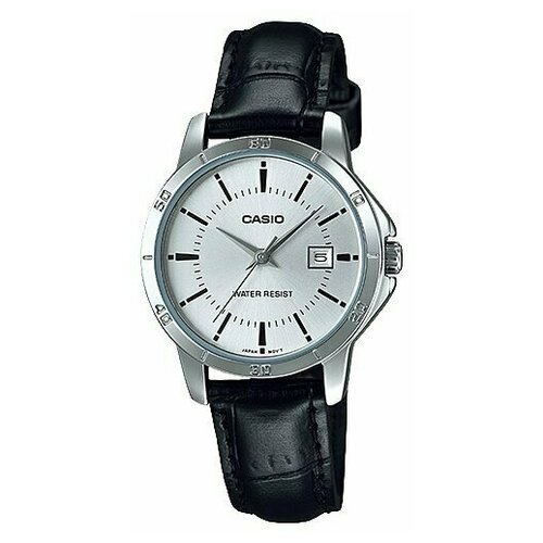 наручные часы casio collection ltp v004l 7a белый серебряный Наручные часы CASIO Collection, серебряный