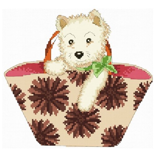 фото Набор для вышивания белоснежка 814-14 щенок в сумке