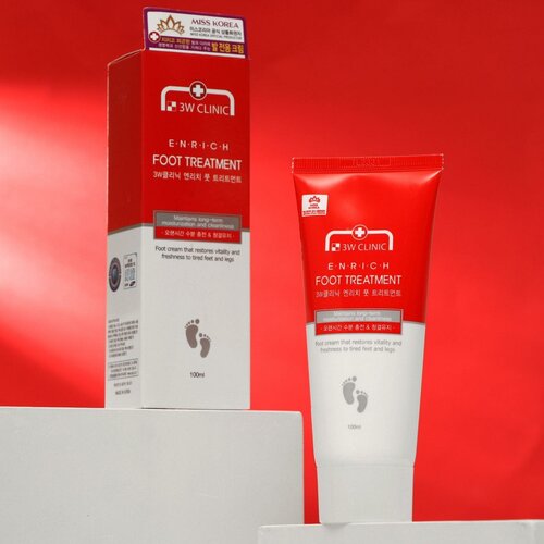 Крем для ног 3W CLINIC Enrich Foot Treatment 100 мл 626₽