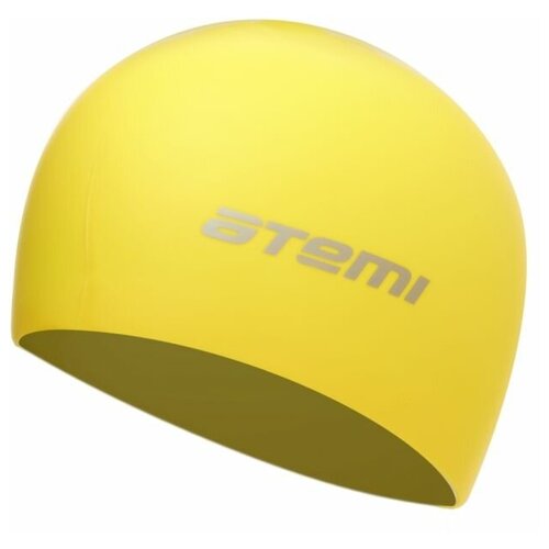 Шапочка для плавания ATEMI SC307, желтый шапочка для плавания atemi sc107 желтый