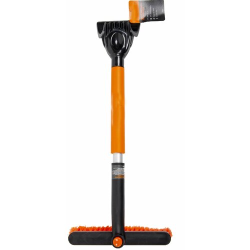 Щётка-скребок для снега 66 см с поворотом щетки - телескопическая рукоятка позволяет легко дотянуться до середины кузова 2353₽