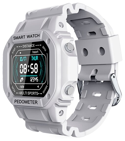Купить Умные часы BandRate Smart BRSI22 белый по низкой цене с доставкой из Яндекс.Маркета (бывший Беру)