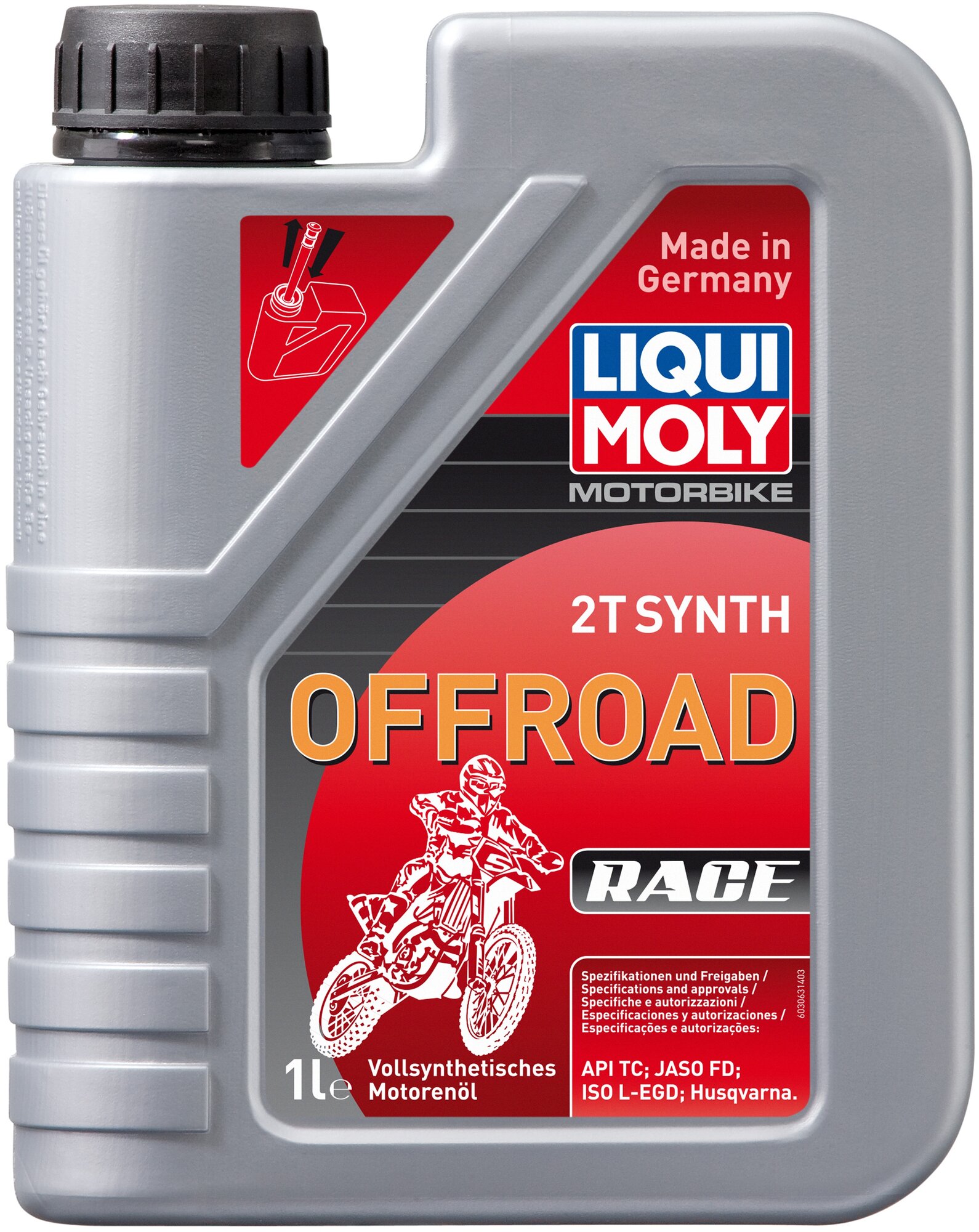 Синтетическое моторное масло LIQUI MOLY Motorbike 2T Synth Offroad Race