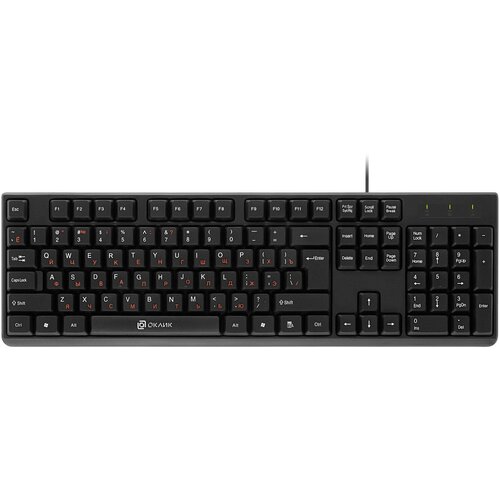 Клавиатура Оклик 100M HW3 черный USB 654570 74700₽