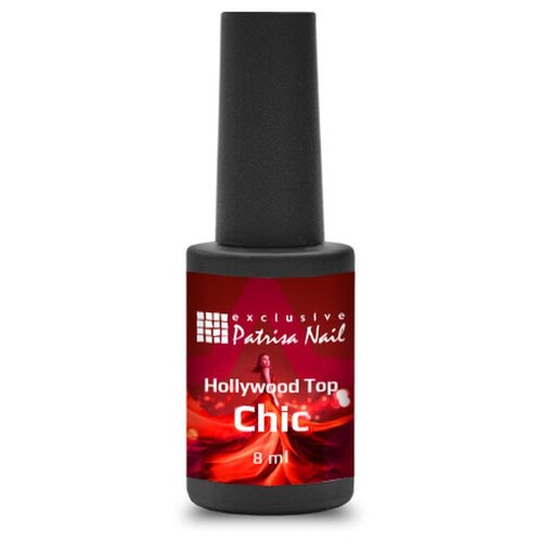 Patrisa Nail Верхнее покрытие Hollywood-Top, Chic , 8 мл patrisa nail верхнее покрытие hollywood top diva 8 мл