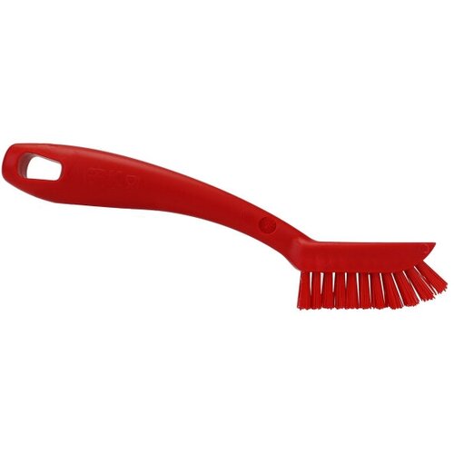 Щетка для чистки мелких деталей FBK 200мм узкая красная 50150-3