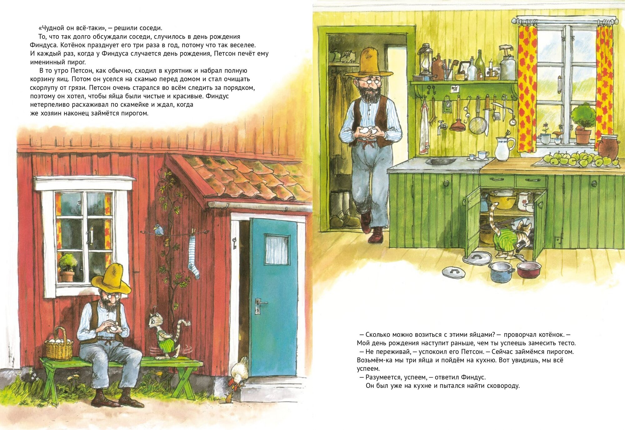 Книга Именинный пирог (Свен Нурдквист) - фото №5