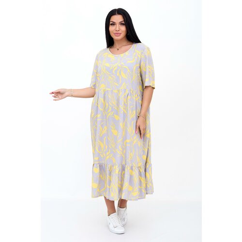 Платье Lika Dress, размер 54, желтый платье lika dress размер 46 желтый