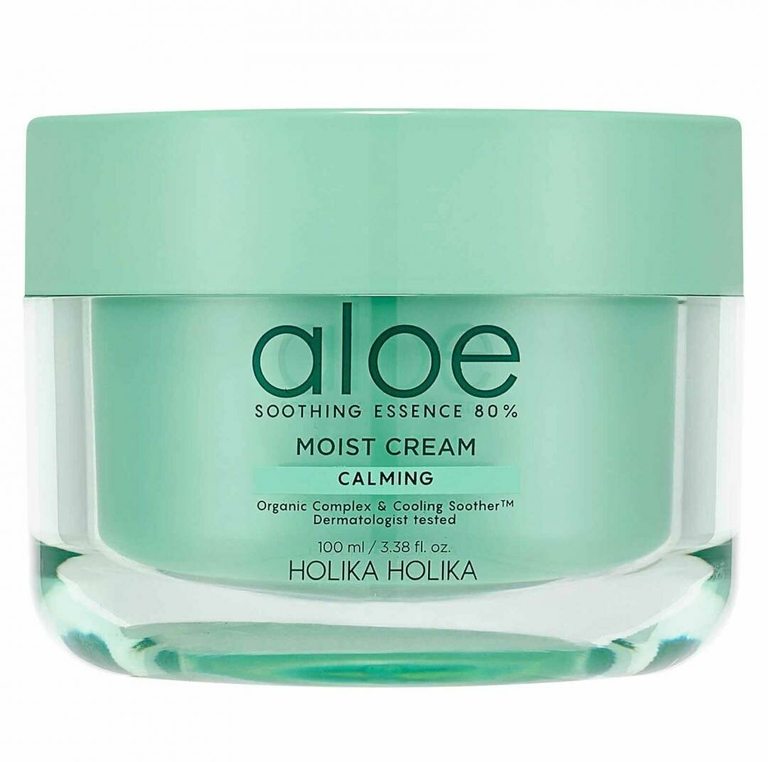 Увлажняющий крем для лица Holika Holika Aloe Soothing Essence 80% Moist Cream Calming 100ml