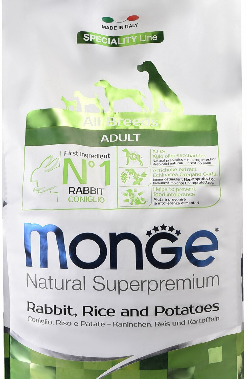 Сухой корм Monge Speciality для взрослых собак всех пород, кролик с рисом и картофелем, 2.5кг - фото №10