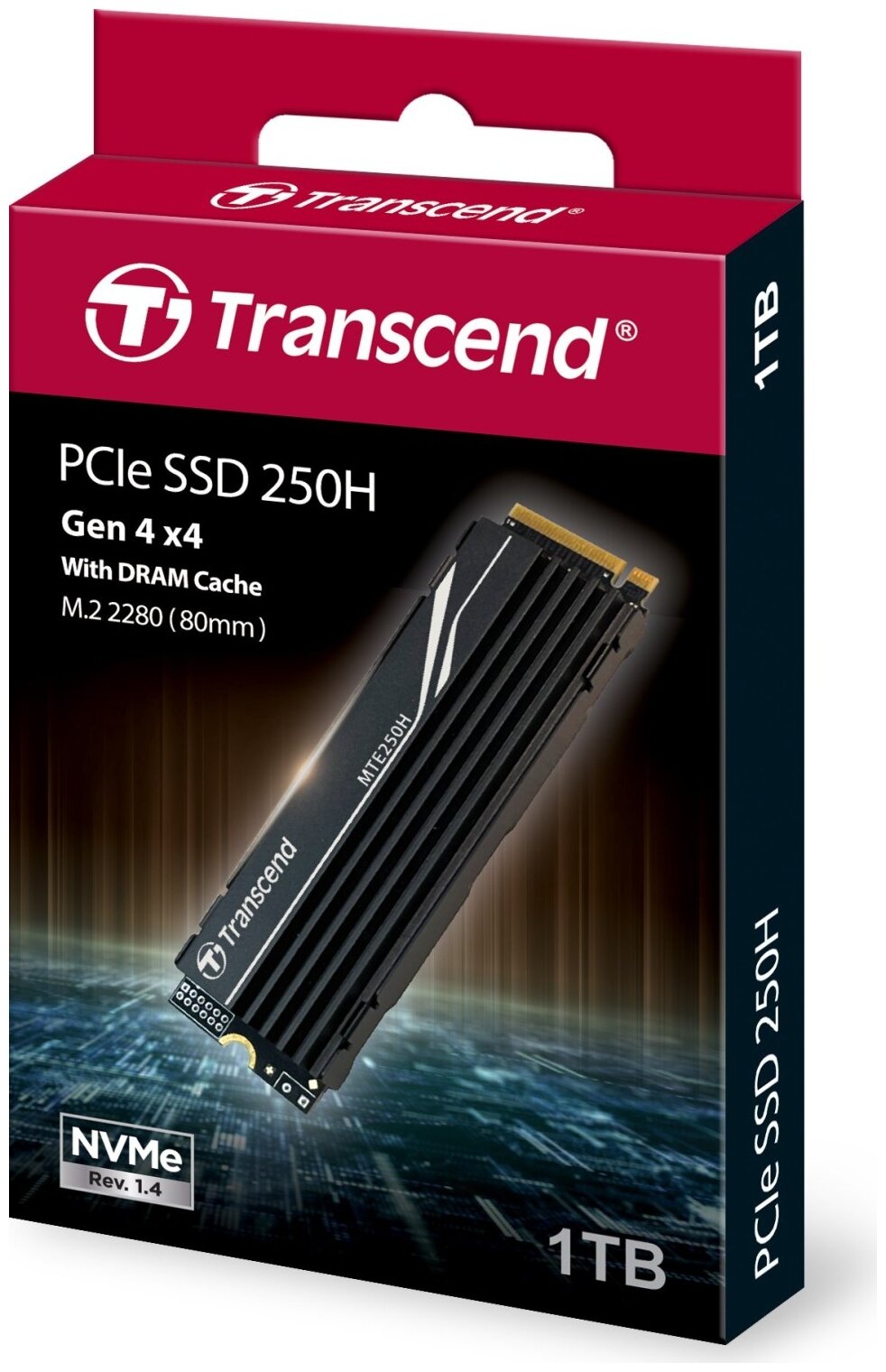 Накопитель SSD M.2 Transcend 1.0Tb MTE250H (TS1TMTE250H) - фото №3