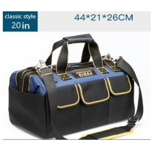 Сумка для инструментов AIRAJ 44Х21Х26 см, водонепроницаемая, износостойкая, черная