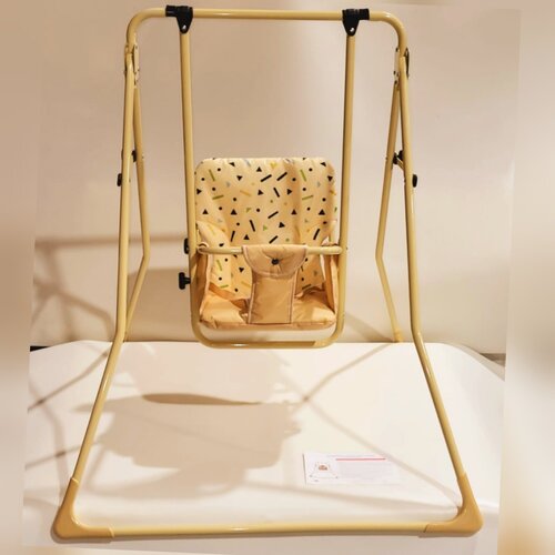 Качели детские напольные Malika Геометрия бежевый 5000₽