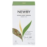 Чай зеленый Newby Highland Green в пакетиках - изображение