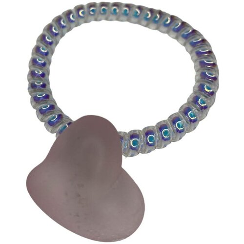 Резинка для волос Tatti, подвеска сердечко, 5х5 см