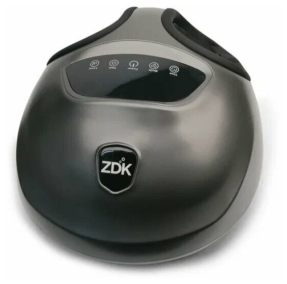 Массажер для ног воздушно-компрессионный ZDK Foot Comfort (3 режима работы 5 скоростей подогрев дисплей таймер съемные чехлы)