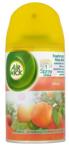 Сменный баллон для Air Wick Freshmatic Лимон и Женьшень 250мл - фото №1