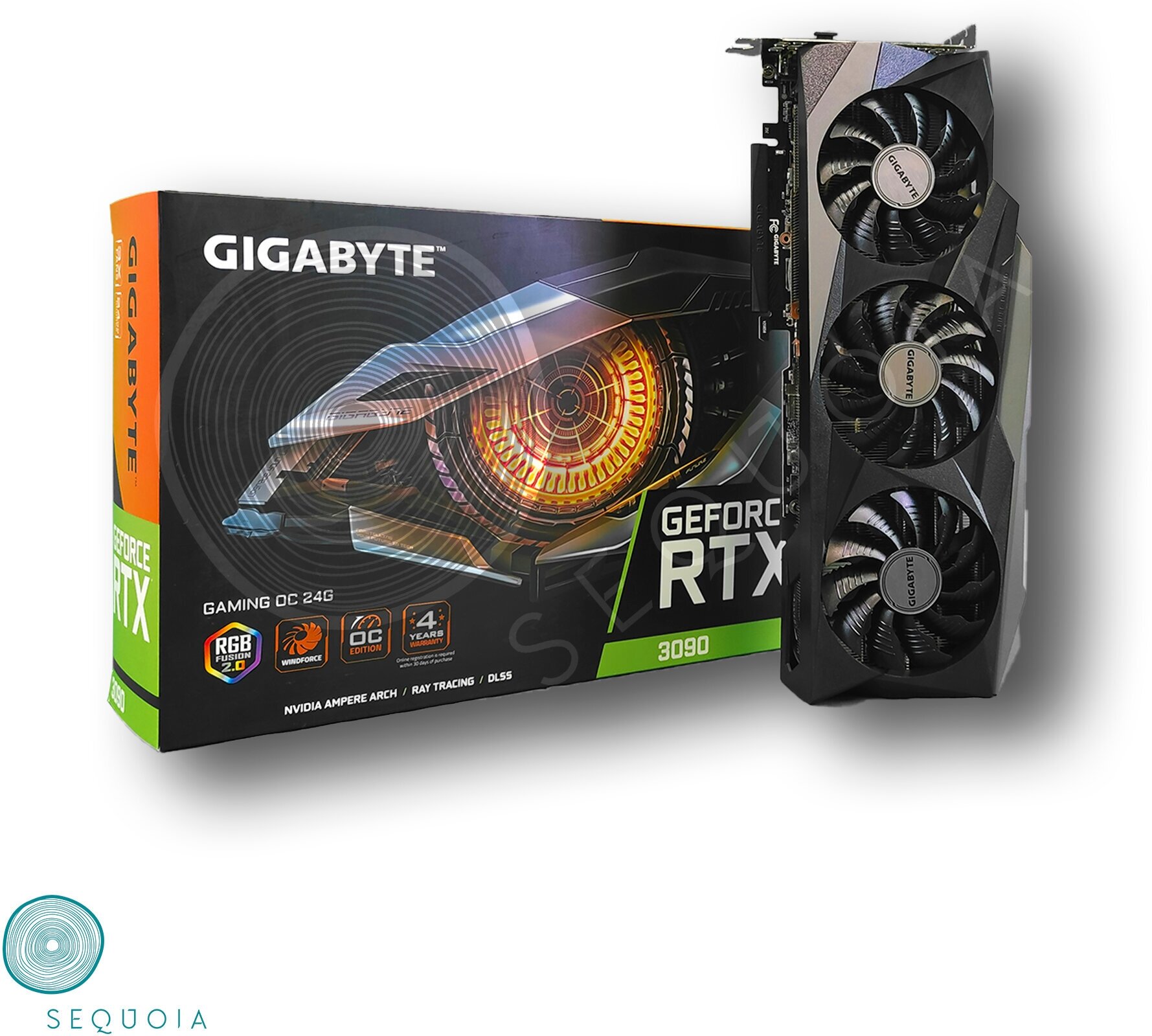 Видеокарта GIGABYTE GeForce RTX 3090 GAMING OC 24G (GV-N3090GAMING OC-24GD), Retail